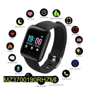 D20 Pro Smart Band Black – Advanced Fitness & Health Tracker